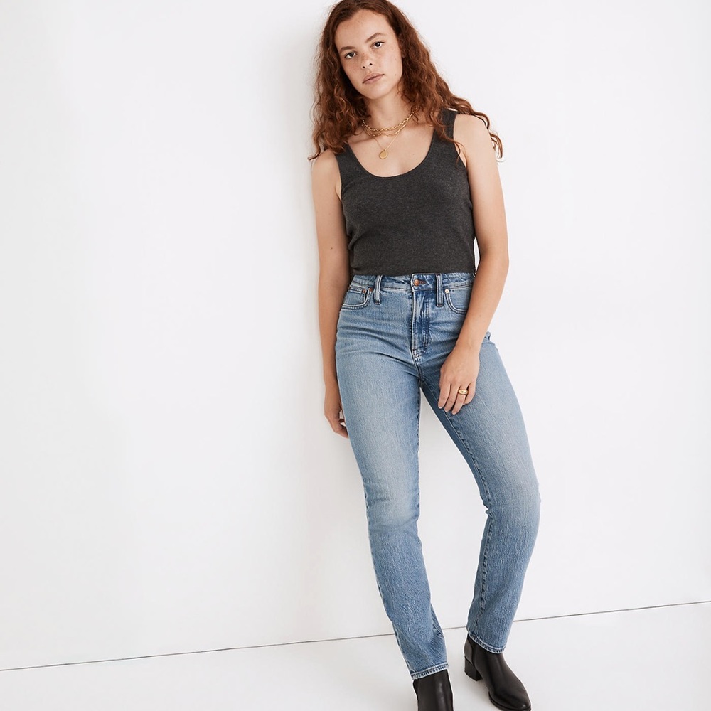 NWT Madewell The Curvy Perfect Vintage Jean in Banner Wash Size 33